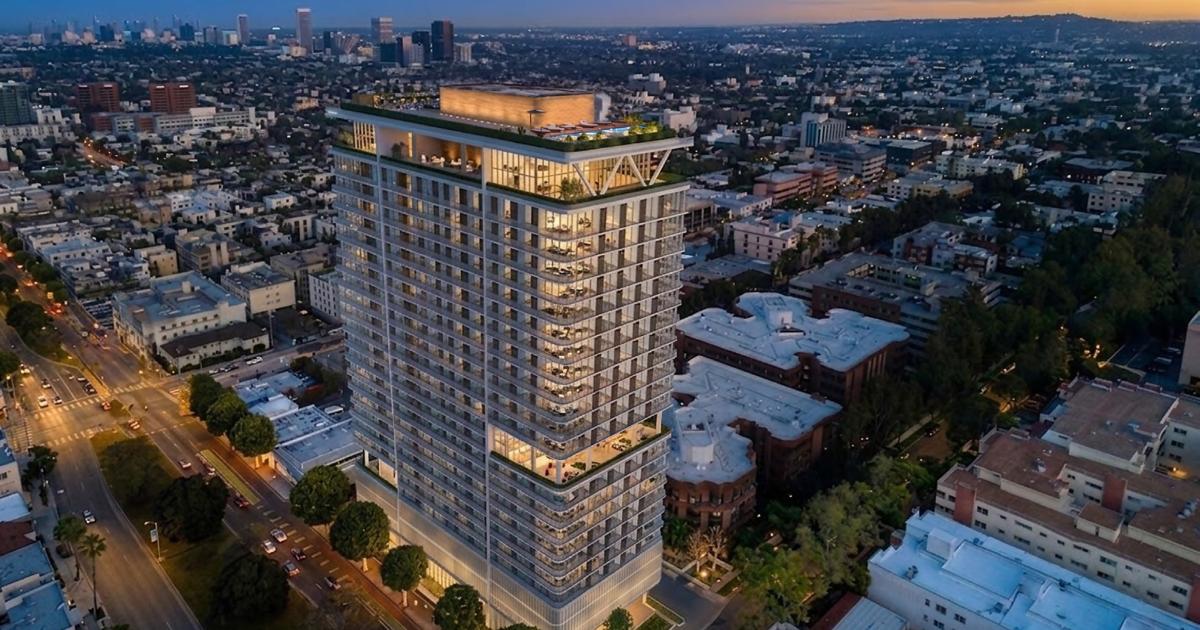 Revised look emerges for resi tower at 8844 Burton Way in Beverly Hills