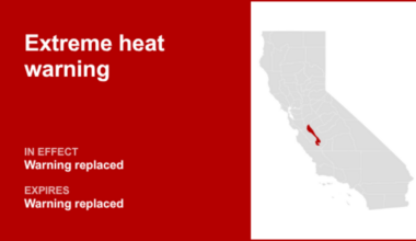 UPDATE: The extreme heat warning for Central California is expected to expire at 8 p.m.