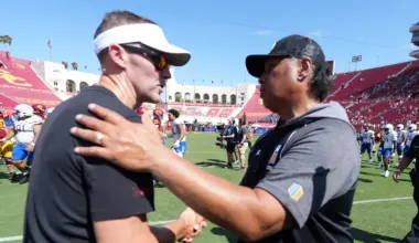 San Jose State head coach Ken Niumatalolo praises USC football