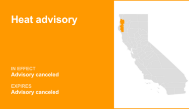 Heat advisory has been canceled