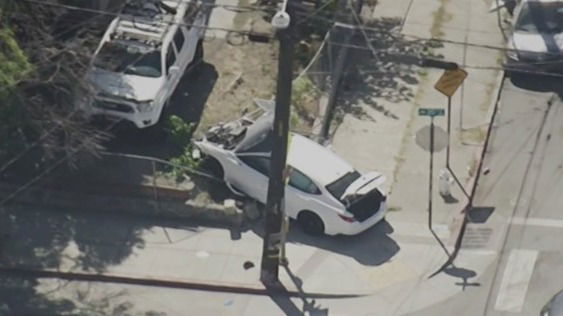 Oakland crash involving child driver critically injures pedestrian – KION Central Coast