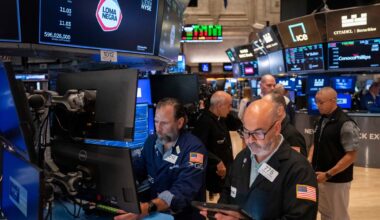 Wall Street flirts with record after AI stocks jump, inflation cools