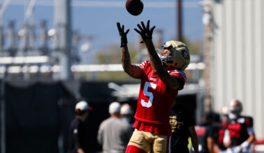 49ers' Mike Evans, Brock Purdy working on jump ball chemistry