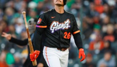 SF Giants' Matt Chapman to meet specialist, Bryce Eldridge eyeing return