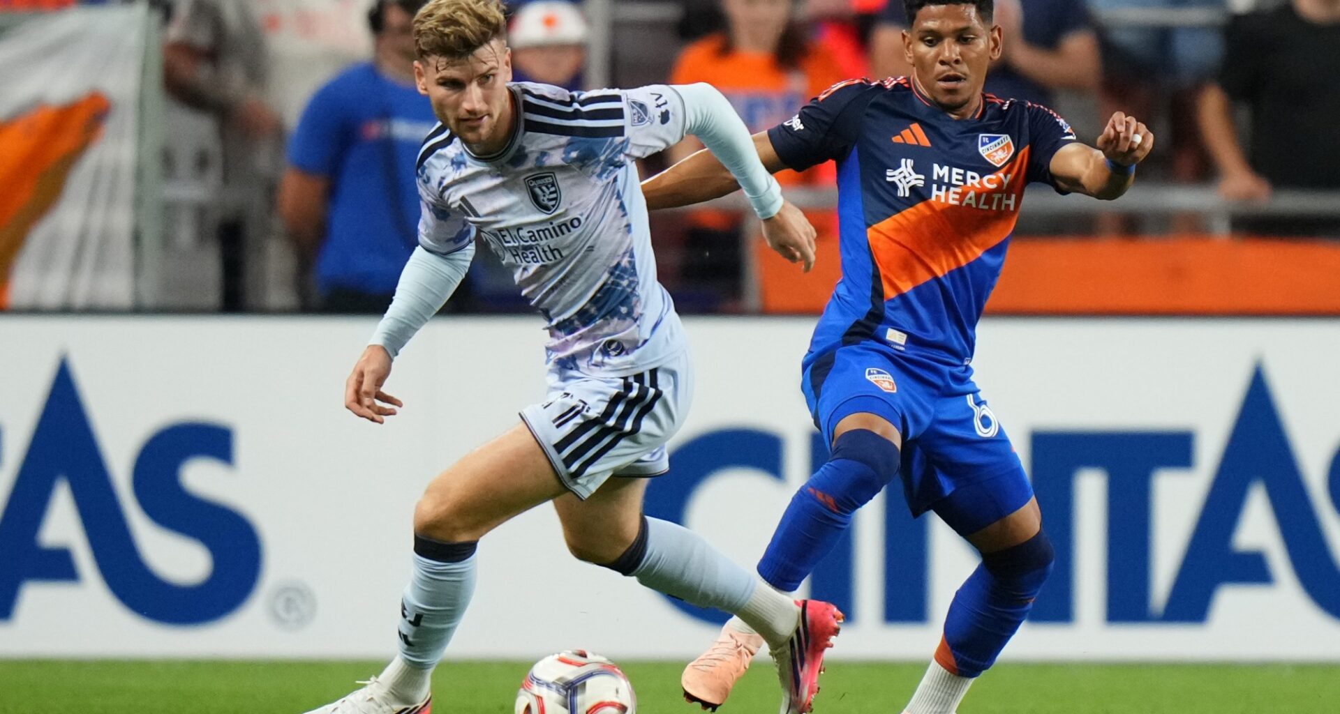 San Jose Earthquakes fall as Evander leads Cincinnati to 4-2 victory after long weather delay – The Press Democrat