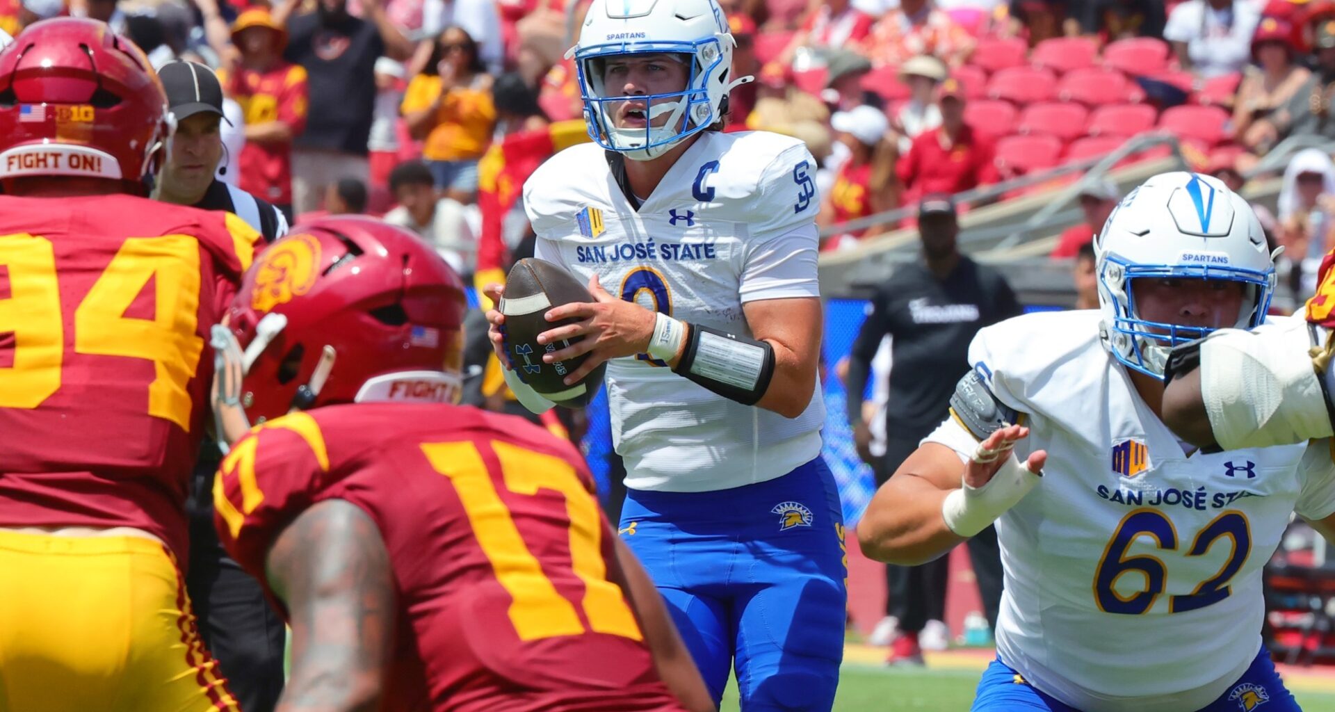 San Jose State falls at USC but strong final quarter keeps it respectable