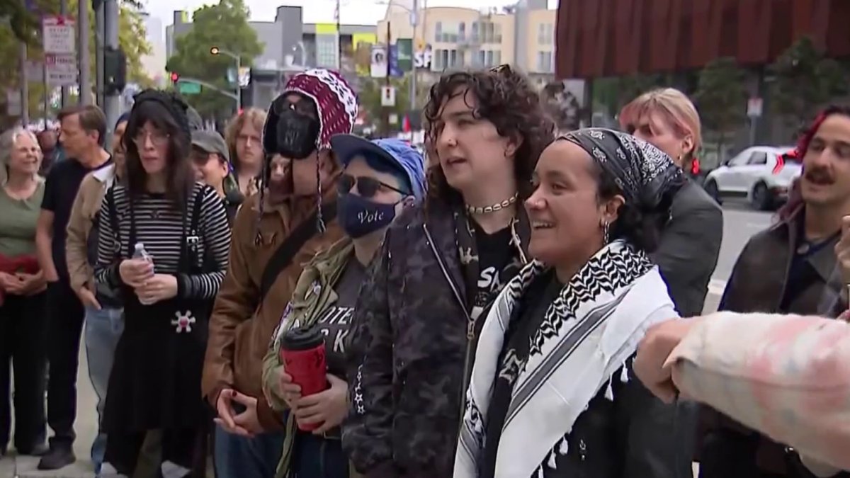 Supporters rally for 18 arrested during SF Pride block party – NBC Bay Area
