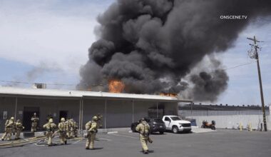 3-Alarm Fire Tears Through Fullerton Commercial Building – ONSCENE.TV