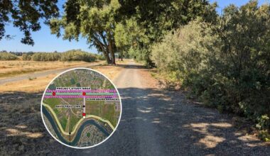 California is building a regional trail from Sacramento to the SF Bay — the next proposed section follows 6.4 miles of a former rail corridor