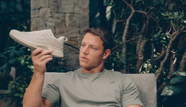 San Francisco 49ers running back Christian McCaffrey signature shoe CMC from While On Earth