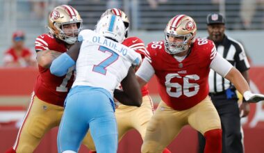 49ers training camp report: Key position battle still undecided – NBC Sports Bay Area & California