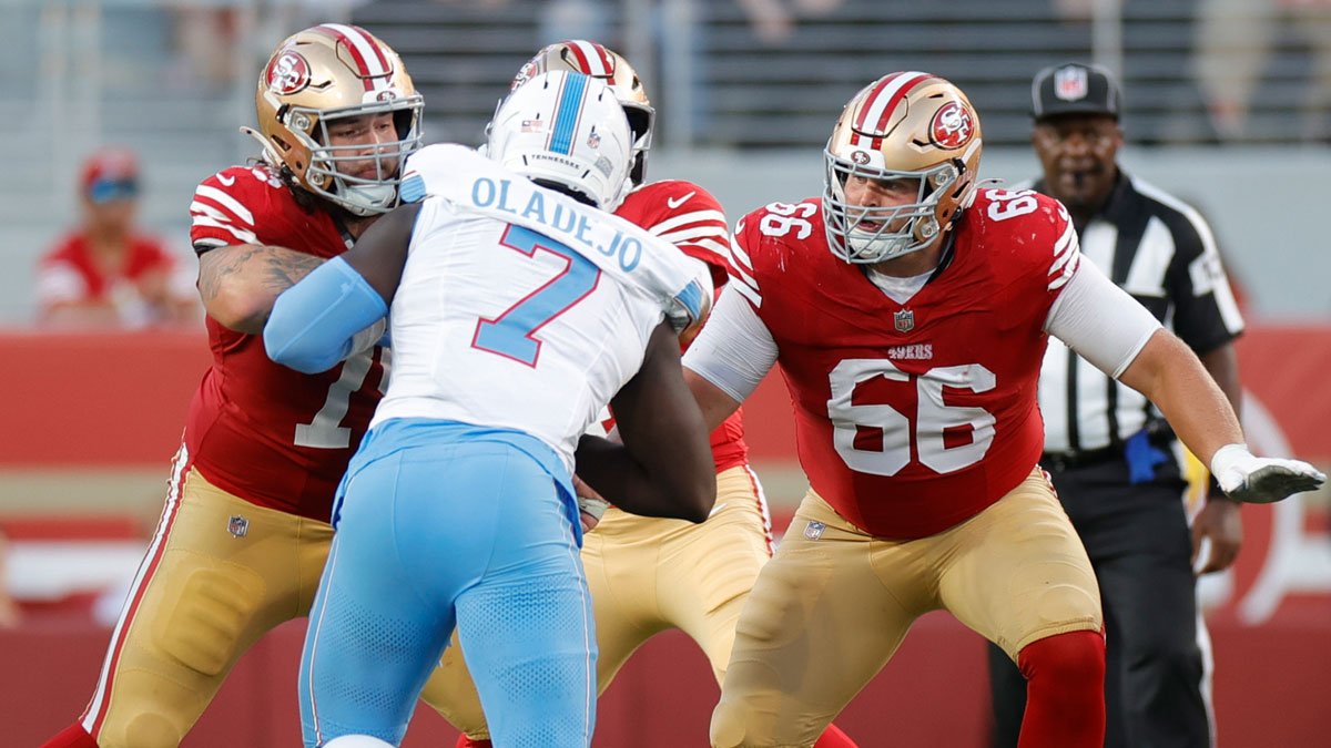 49ers training camp report: Key position battle still undecided – NBC Sports Bay Area & California