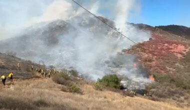 Brush fire sparks in Dehesa, threatening homes and prompting evacuations – NBC 7 San Diego