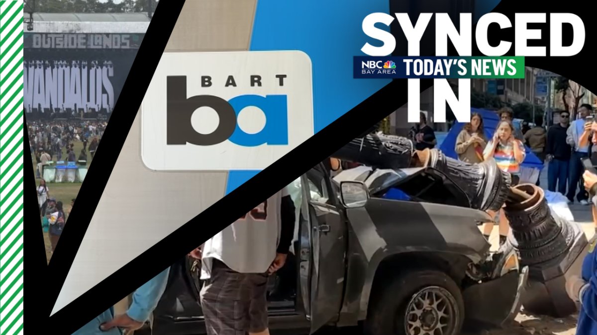 In the news: Pickup truck hits 2 pedestrians, new BART schedule, busy weekend in San Francisco – NBC Bay Area