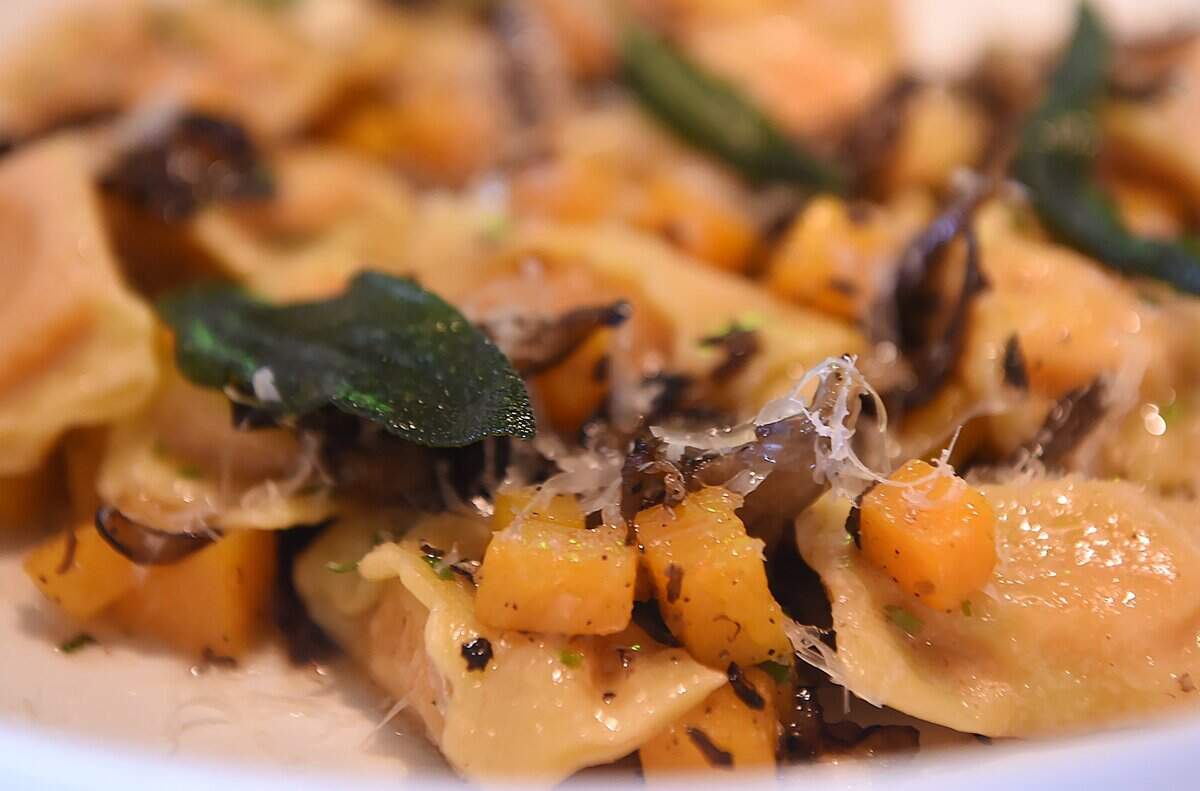 Heirloom’s butternut squash agnolotti, photographed Tuesday, Feb. 5, 2019 in Fresno.