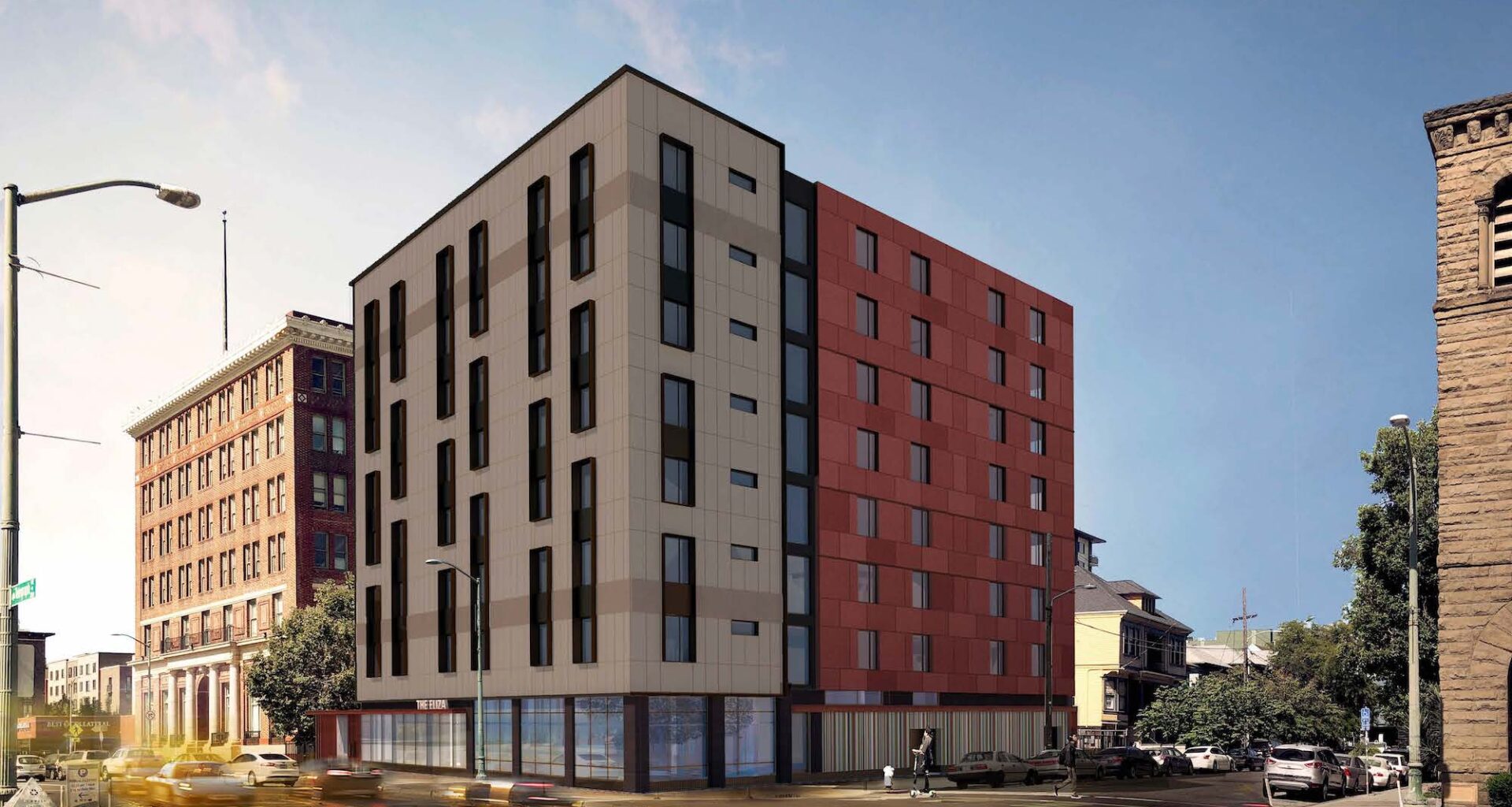 Affordable senior housing under construction in Uptown Oakland