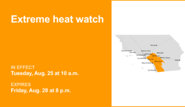 Extreme heat watch in place for the Orange County and Santa Ana Mountains area from Tuesday to Friday – Orange County Register