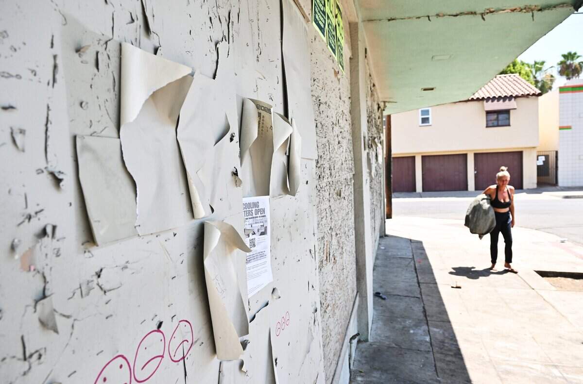 A closed business, one of three along Fern Avenue in the Tower District, photographed Thursday, Aug. 6, 2026 in Fresno.