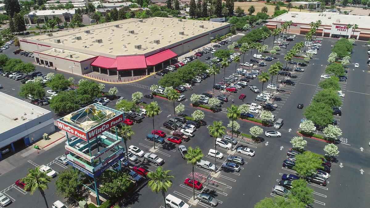 Costco Wholesale, left, shown at its current location near WinCo Foods on West Shaw Avenue at Blythe Avenue. Costco Wholesale, left, shown at its current location near WinCo Foods on West Shaw Avenue at Blythe Avenue.