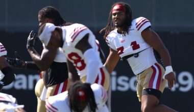49ers training camp report: Fights dominate Titans joint practice – NBC Sports Bay Area & California