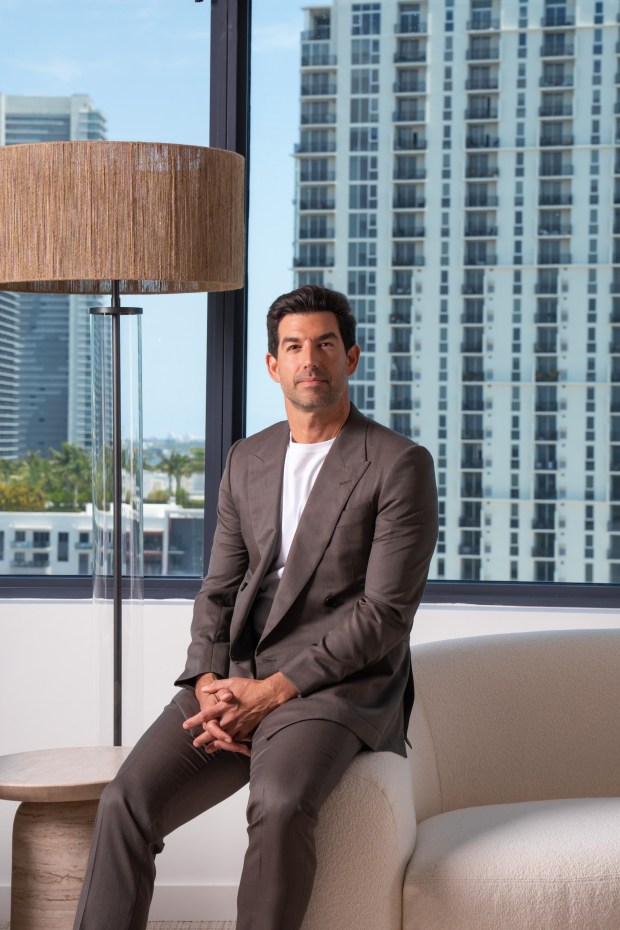 Omer Horev is one of the founders of Pura Vida Miami, which opened a location at the 2nd & PCH shopping center this week. (Courtesy of Pura Vida Miami)