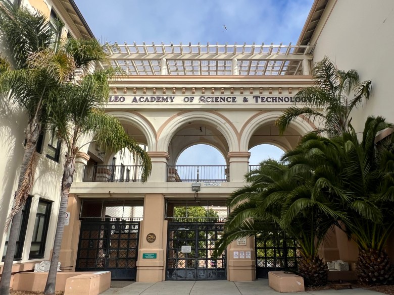 Archways at the Galileo Academy entry