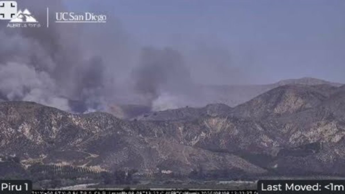 Piru-area brush fire triggers evacuation orders – NBC Los Angeles