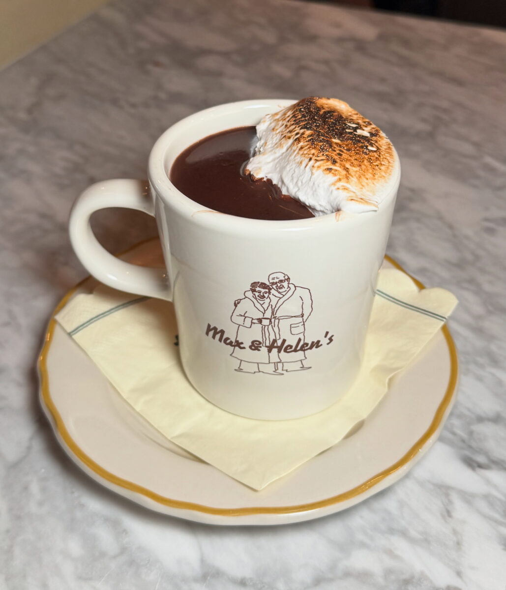 Max and Helen's hot chocolate