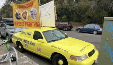 S.F. police arrest man for allegedly vandalizing anti-Chan taxi