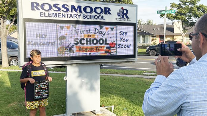 Los Alamitos Unified welcomes students back to campus