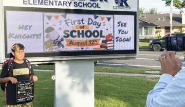 Los Al Unified welcomes students back to campus