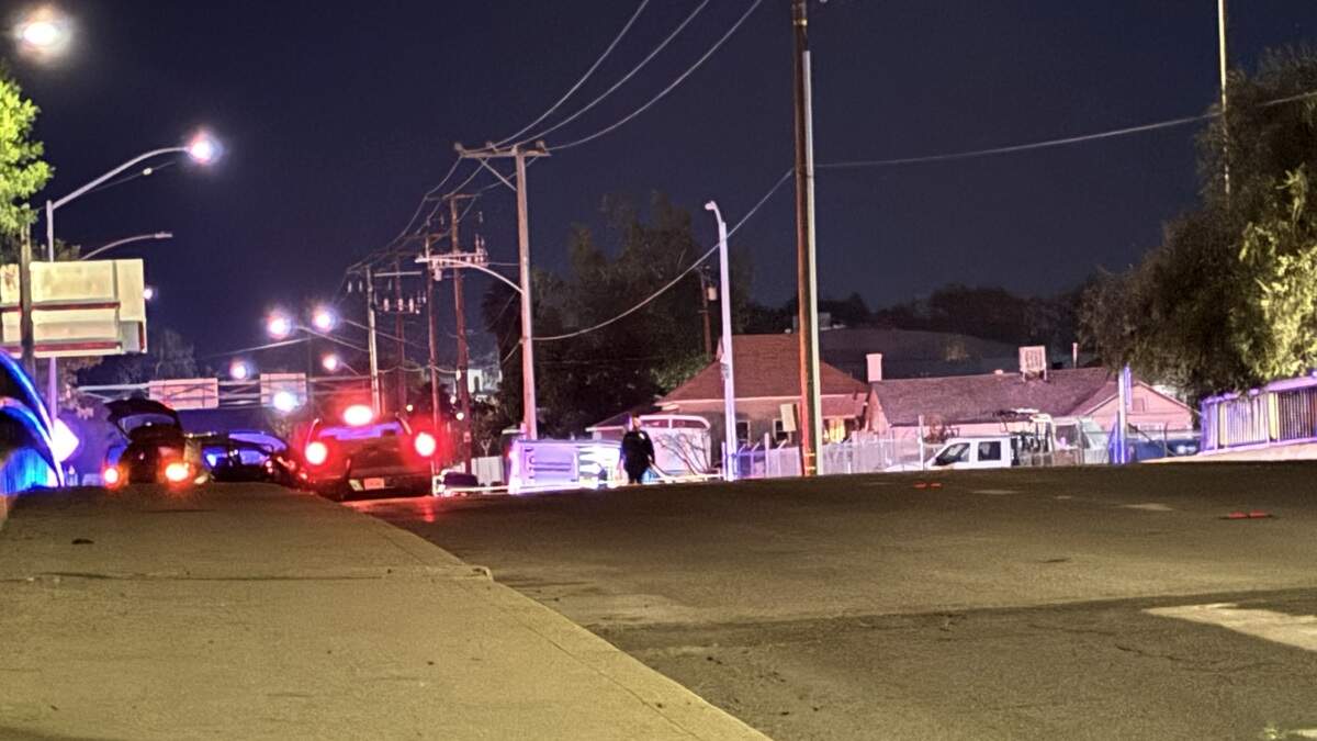 Three people were taken to the hospital after a two-vehicle crash near downtown Fresno on Saturday, Aug. 1, 2026. Three people were taken to the hospital after a two-vehicle crash near downtown Fresno on Saturday, Aug. 1, 2026.