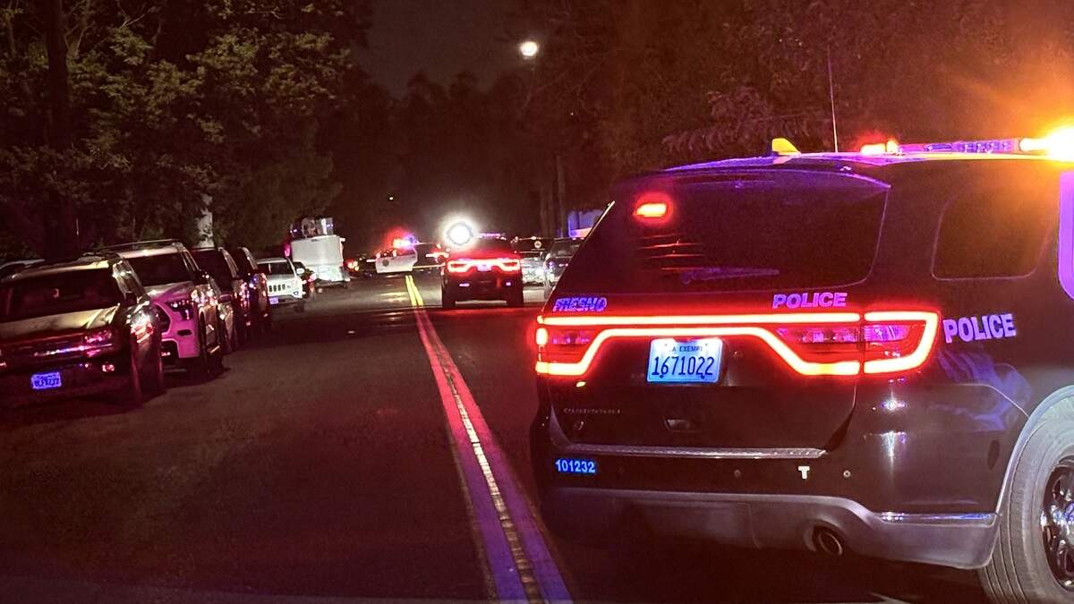 Police investigate a shooting in a Fresno neighborhood on Sunday, Aug. 2, 2026. Police investigate a shooting in a Fresno neighborhood on Sunday, Aug. 2, 2026.