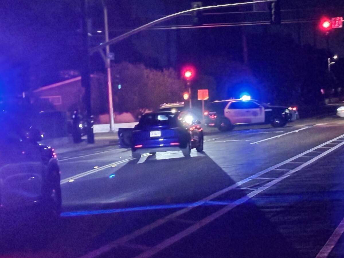 A vehicle that attempted to take the victim to the hospital was stopped by a fire truck at Clinton and Palm Avenues. EMS took the victim to the hospital.