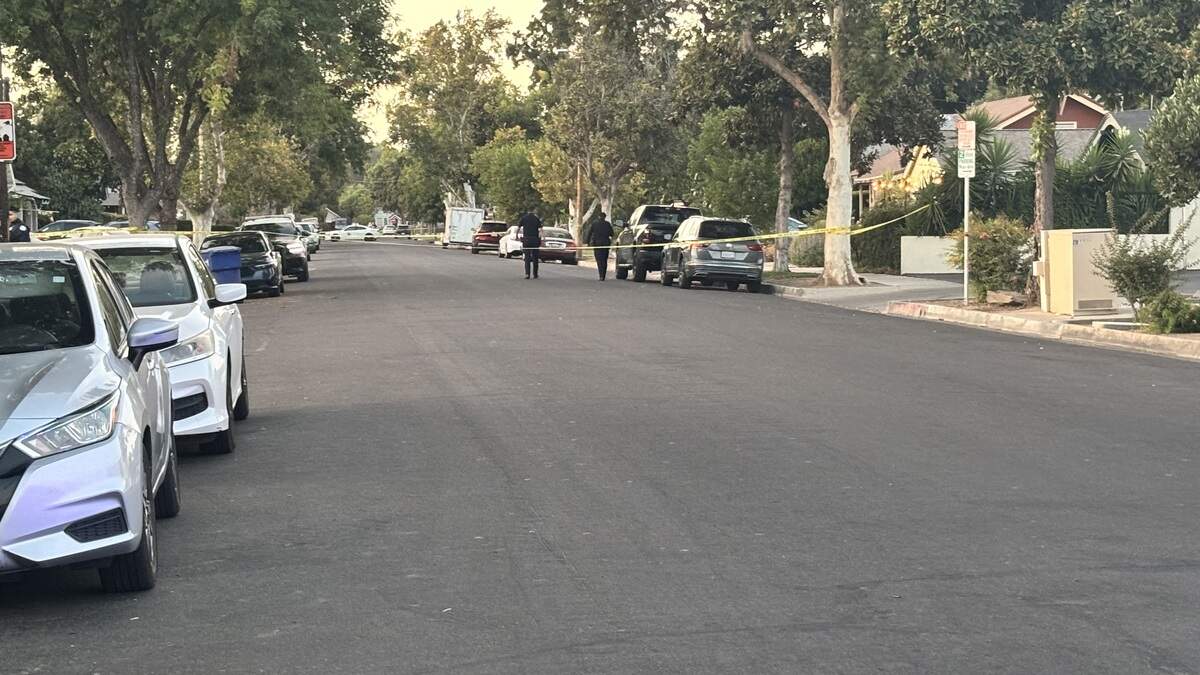 The roadway at Olive and Lucerne avenues was blocked off following a shooting between two groups in the Tower District in Fresno, California on Sunday, Aug. 9, 2026. The roadway at Olive and Lucerne avenues was blocked off following a shooting between two groups in the Tower District in Fresno, California on Sunday, Aug. 9, 2026.