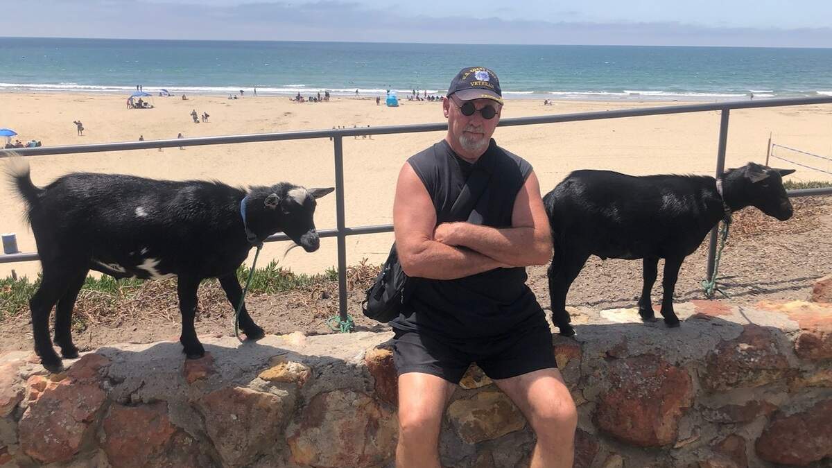 In California, poop on the beach gets one tourist’s goat