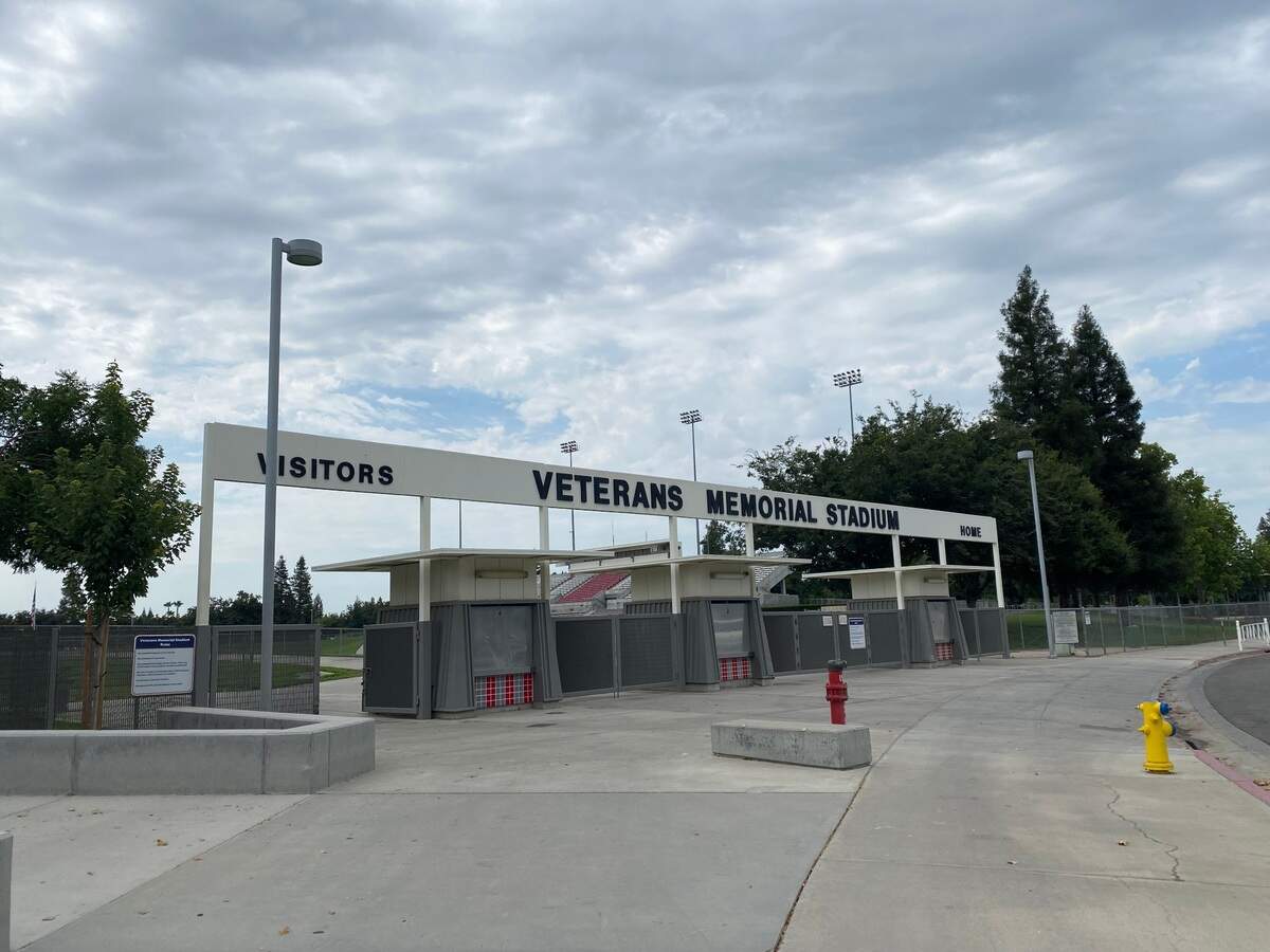 View from the Veterans Memorial Stadium in early August.