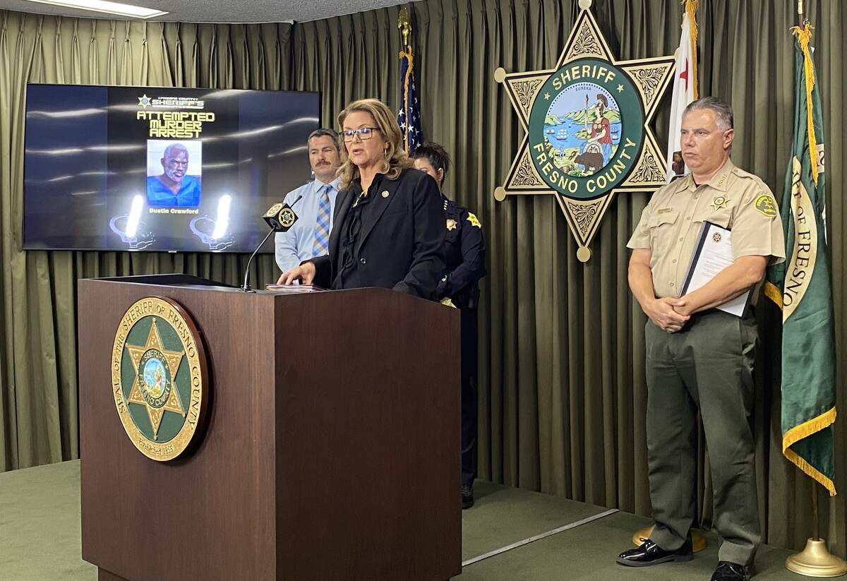 Fresno County District Attorney Lisa Smittcamp and  Sheriff John Zanoni provide an update on the Aug. 20 stabbing of a senior deputy district attorney.