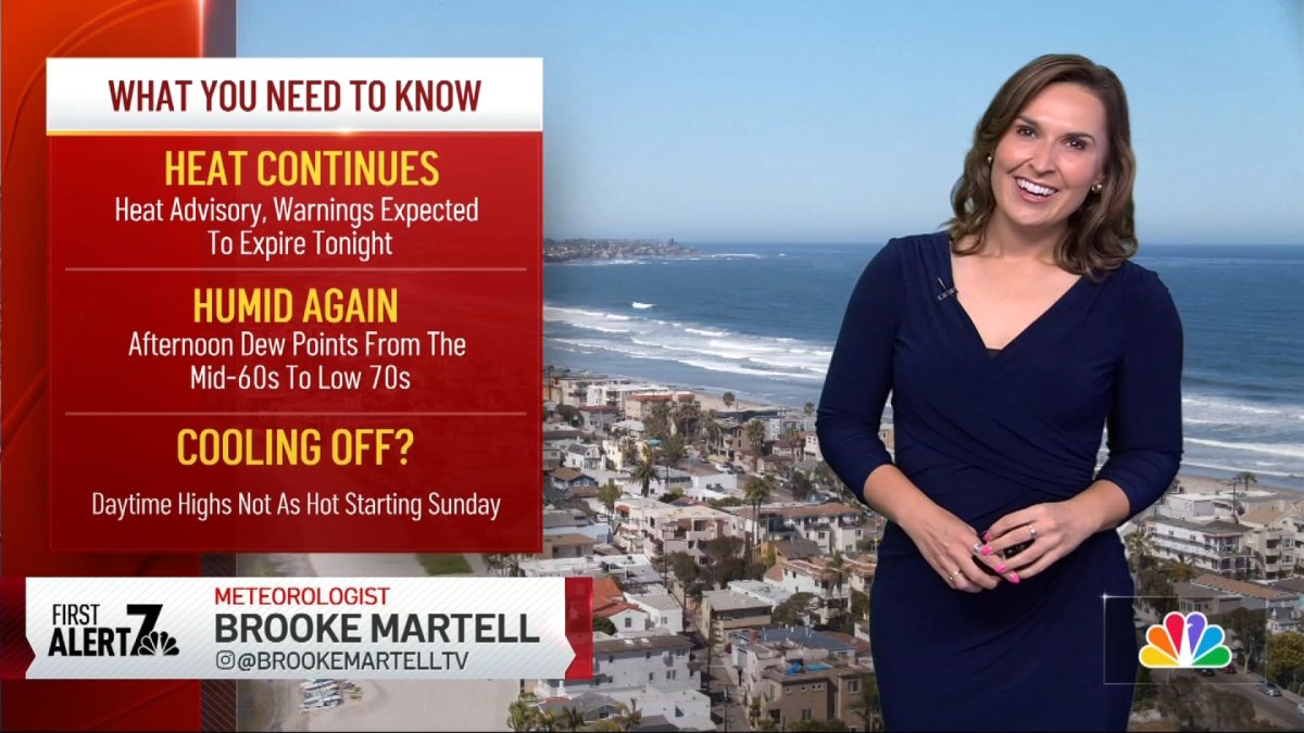 San Diego weather today: Brooke Martell’s forecast for August 29, 2026 – NBC 7 San Diego