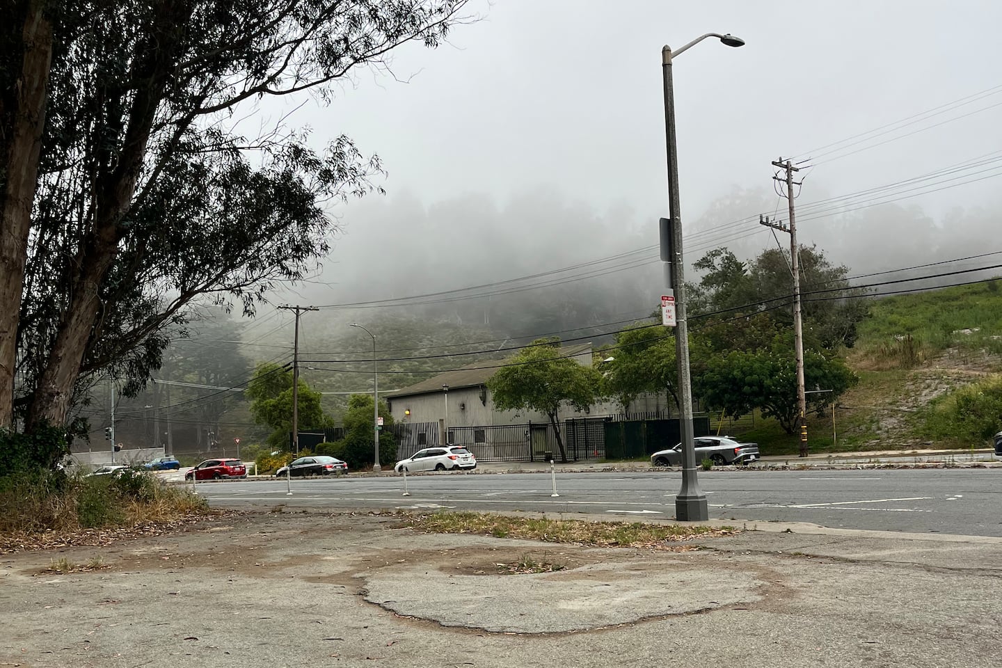 A parking lot in San Francisco's Forest Hill neighborhood is the site of a future affordable housing project.