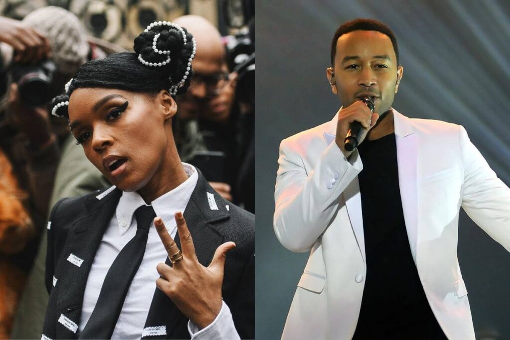 Janelle Monae and John Legend