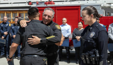 LA Fire Department honors fire crews, civilians who saved women during fiery crash – Daily News
