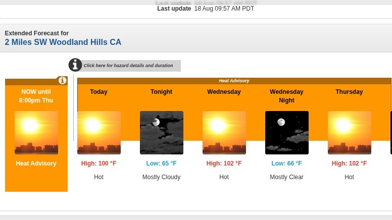 High temperatures, low humidity increases fire danger in Los Angeles County – Daily News