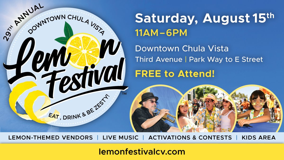 When Life Gives You Lemons, Head to Downtown Chula Vista’s Annual Lemon Festival – NBC 7 San Diego