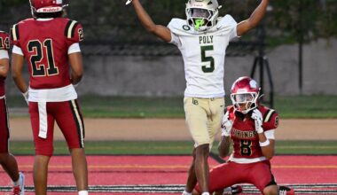 Long Beach Poly football dominates Downey in season opener – Press Telegram