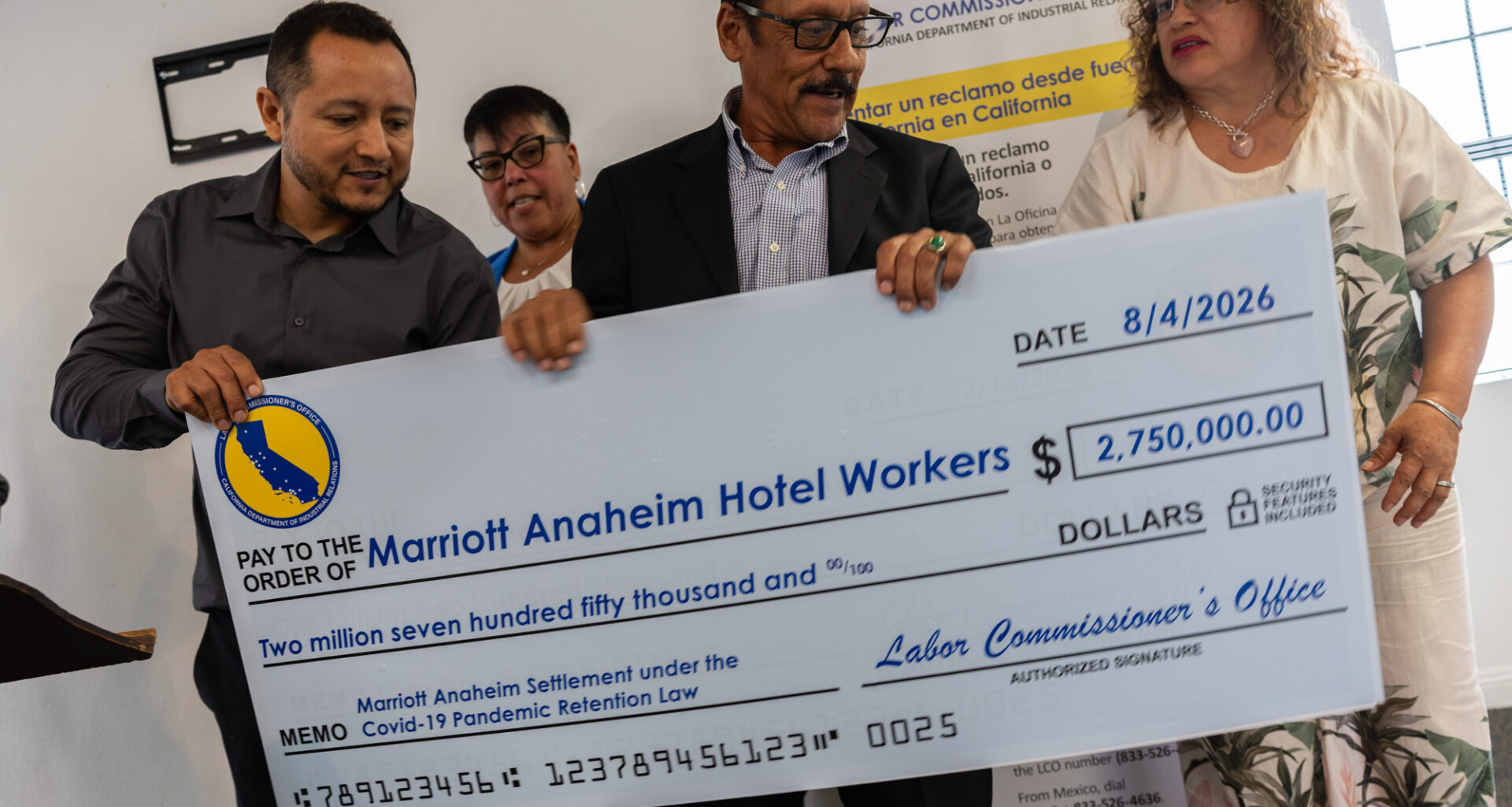 Anaheim Marriott Pays Nearly $3 Million to Laid-Off Workers After Alleged Labor Law Violation