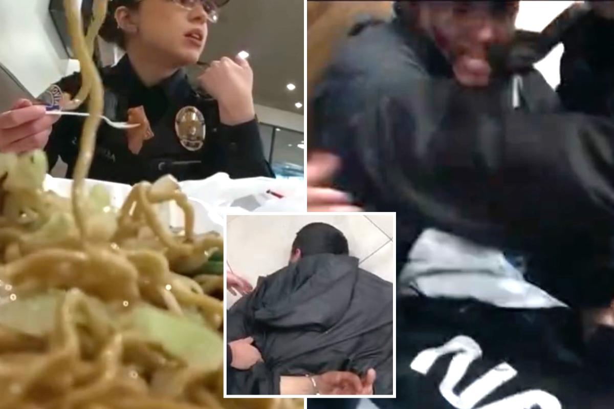 California wanted man busted at Panda Express by cops on lunch break