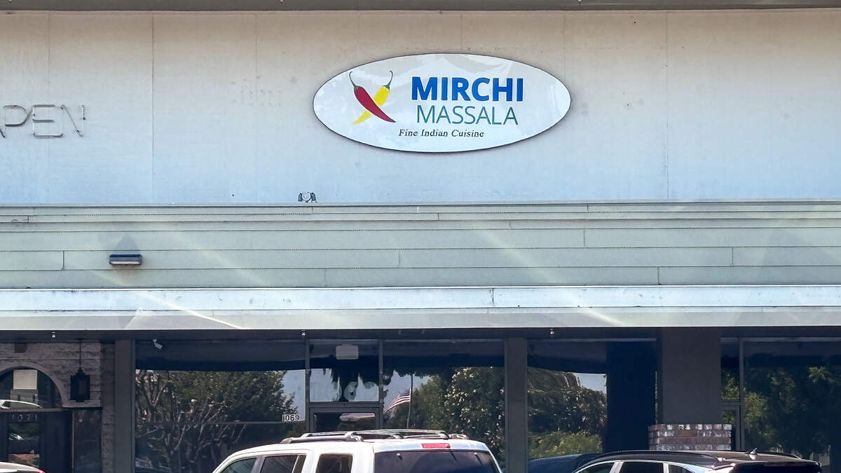 Mirchi Massala Indian cuisine located on Shaw Avenue at First Street in Fresno.
