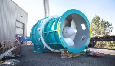 A California lab sent 112 sturgeon through a spinning hydropower turbine at up to 61 miles an hour and all but one came out alive, and the only thing changed from the textbook runner was the shape of the blades