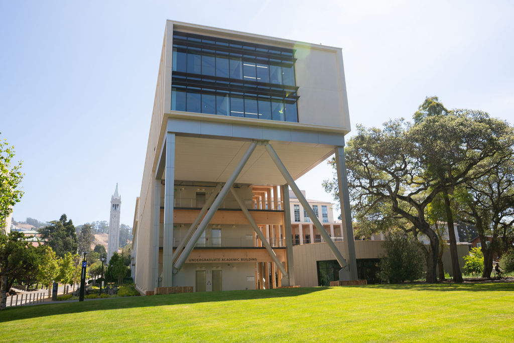 An exterior shot of the Undergraduate Academic Buildings